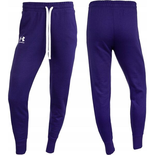 Under Armour Spodnie damskie Under Armour Rival Fleece granatowe 1356416 468 M