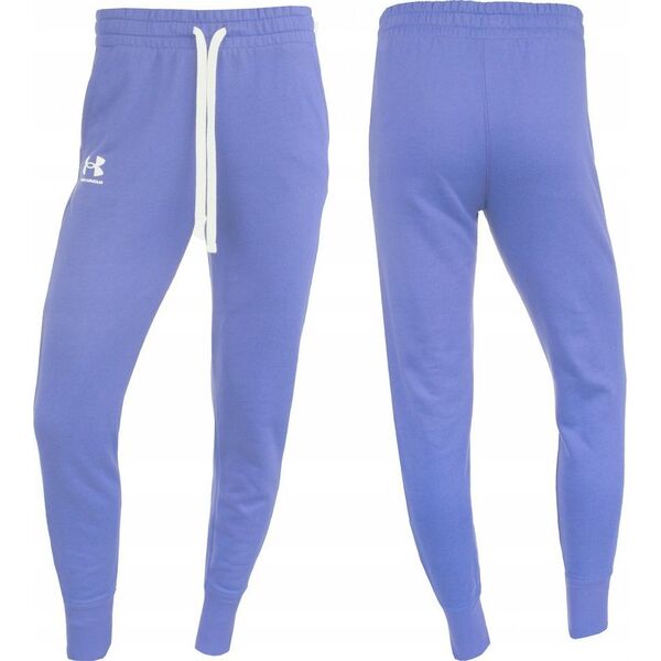 Under Armour Spodnie damskie Under Armour Rival Fleece fioletowe 1356416 495 L