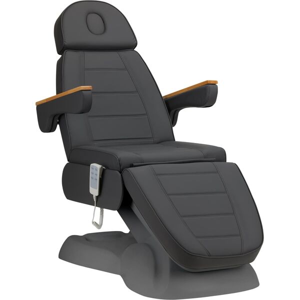 Activeshop Fotel kosmetyczny elektryczny SILLON Lux 3 silniki szary, szara podstawa