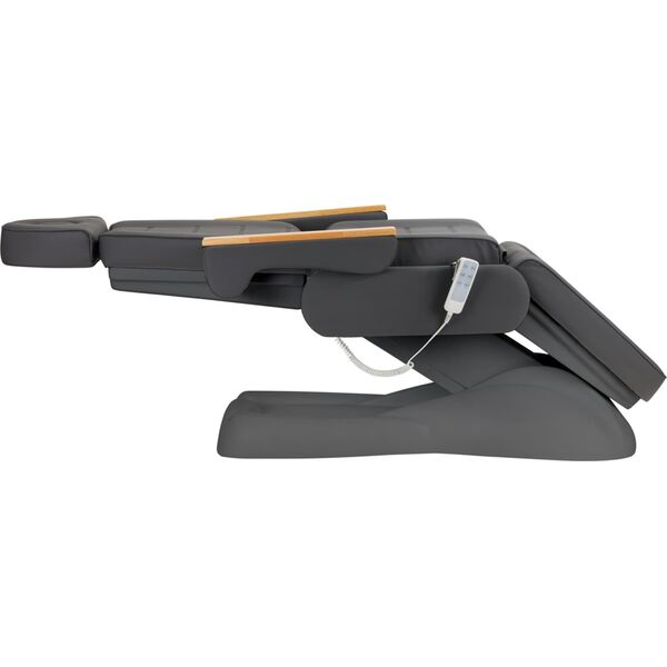 Activeshop Fotel kosmetyczny elektryczny SILLON Lux 3 silniki szary, szara podstawa