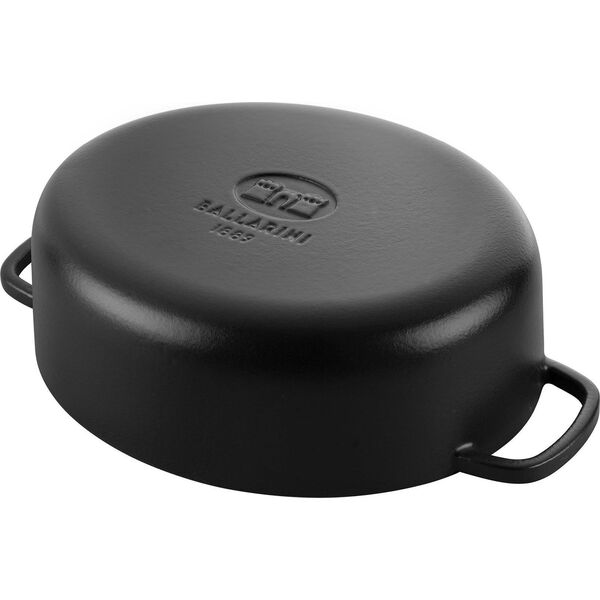 Ballarini Garnek żeliwny owalny BALLARINI BELLAMONTE 75003-546-0 - 5 5 ltr czarny