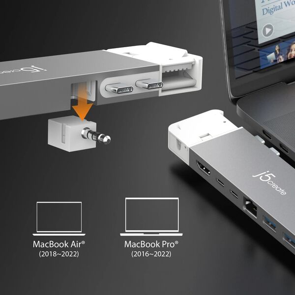 HUB USB j5create 4K60 ELITE PRO USB4 HUB WITH