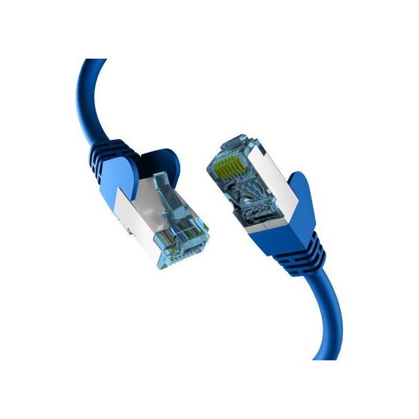 EFB EFB RJ45 PATCHKABEL mit CAT7 ROHKABEL BLAU 0,25m