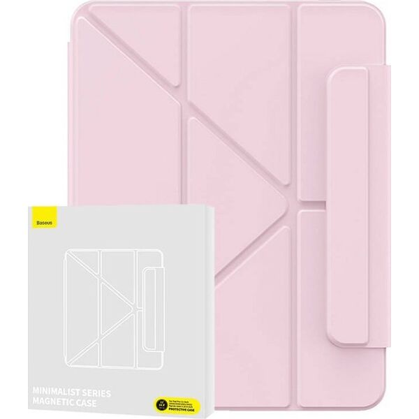 Etui na tablet Baseus Etui magnetyczne Baseus Minimalist do Pad Air4/Air5 10.9”/Pad Pro 11” (baby pink)
