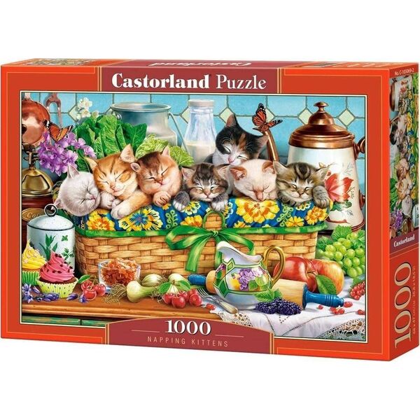 Castorland Puzzle 1000 element?w ?pi?ce kotki