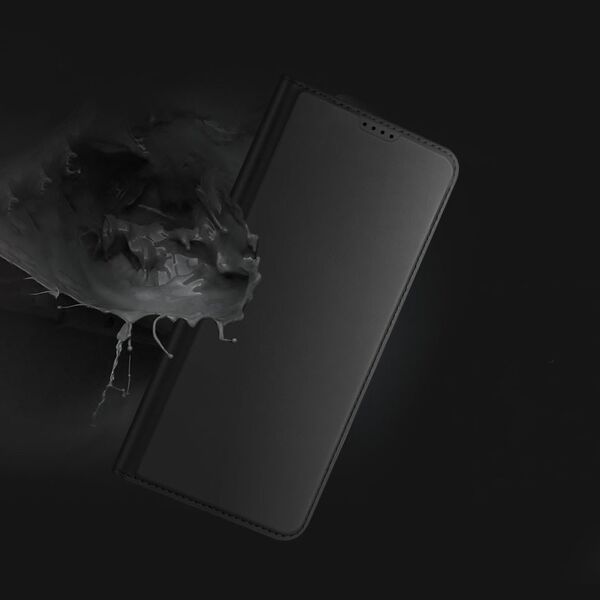 Dux Ducis DUX DUCIS SKIN PRO ETUI DO GOOGLE PIXEL 7A POKROWIEC Z KLAPKĄ PORTFEL NA KARTĘ PODSTAWKA CZARNE