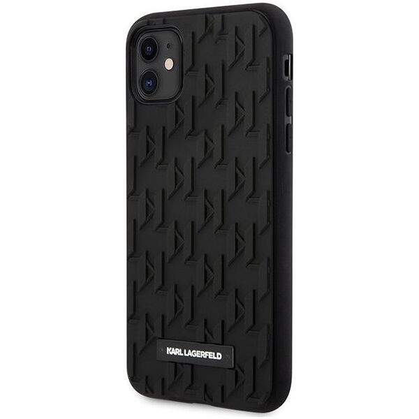 Karl Lagerfeld Etui Karl Lagerfeld KLHCN61RUPKLPK Apple iPhone 11/XR hardcase czarny/black 3D Monogram