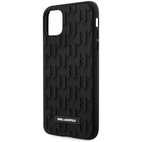 Karl Lagerfeld Etui Karl Lagerfeld KLHCN61RUPKLPK Apple iPhone 11/XR hardcase czarny/black 3D Monogram