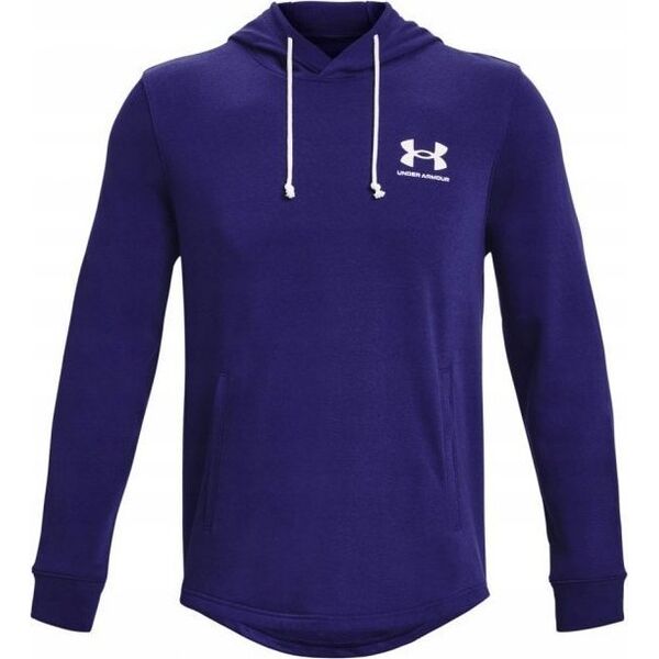 Under Armour Bluza męska Under Armour UA Rival Terry LC HD niebieska 1370401 468 XL