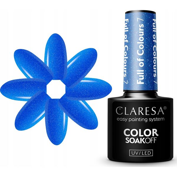 Activeshop CLARESA Lakier hybrydowy Full of colours 7 -5g