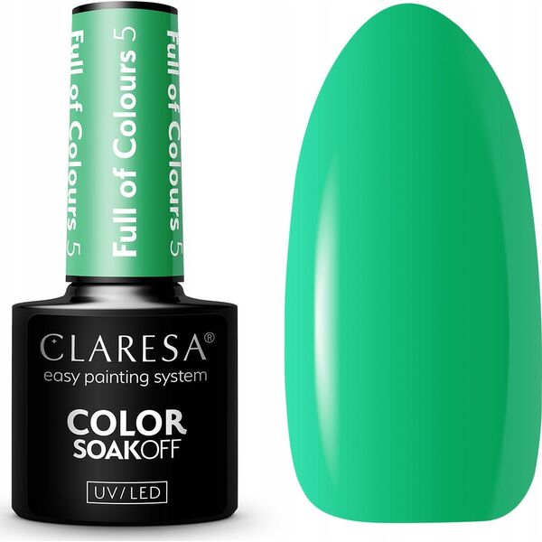 Activeshop CLARESA Lakier hybrydowy Full of colours 5 -5g