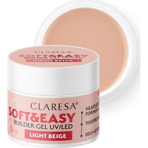 Activeshop Claresa żel budujący Soft&Easy gel light beige 12g