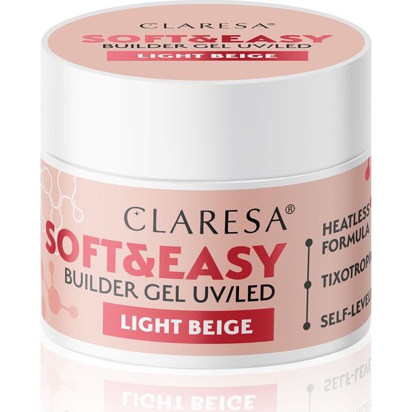 Activeshop Claresa żel budujący Soft&Easy gel light beige 12g