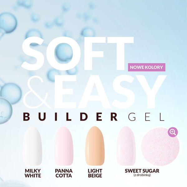 Activeshop Claresa żel budujący Soft&Easy gel milk white 90g