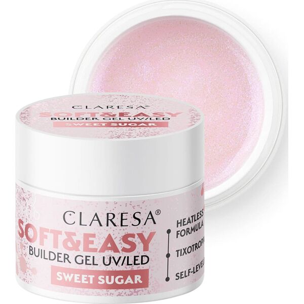 Activeshop Claresa żel budujący Soft&Easy gel sweet sugar 90g