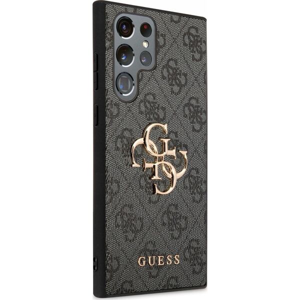 Guess Guess 4G Big Metal Logo - Etui Samsung Galaxy S23 Ultra (szary)