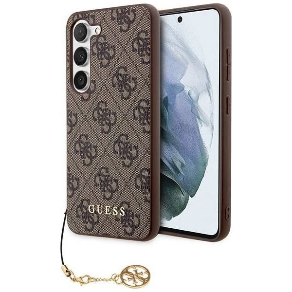 Guess Guess 4G Charms Collection - Etui Samsung Galaxy S23 (brązowy)