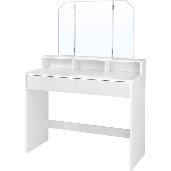 Glamour Toaletka z trójdzielnym lustrem 100 cm GLAMOUR