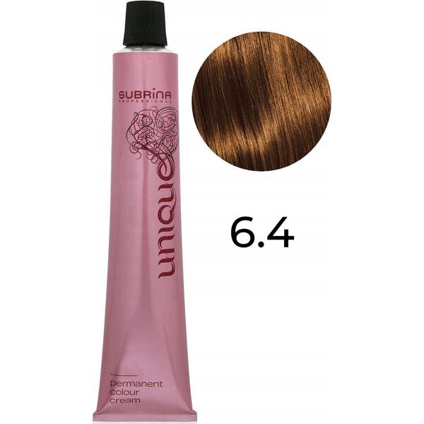 Subrina Professional Subrina Professional, Unique, Permanent Hair Dye, 6/4 Dark Blonde Golden, 100 ml For Women