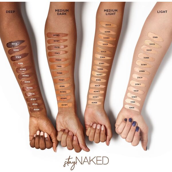 Urban Decay Urban Decay, Stay Naked Weightless, Cream Foundation, 80WR, Warm Red, 30 ml For Women