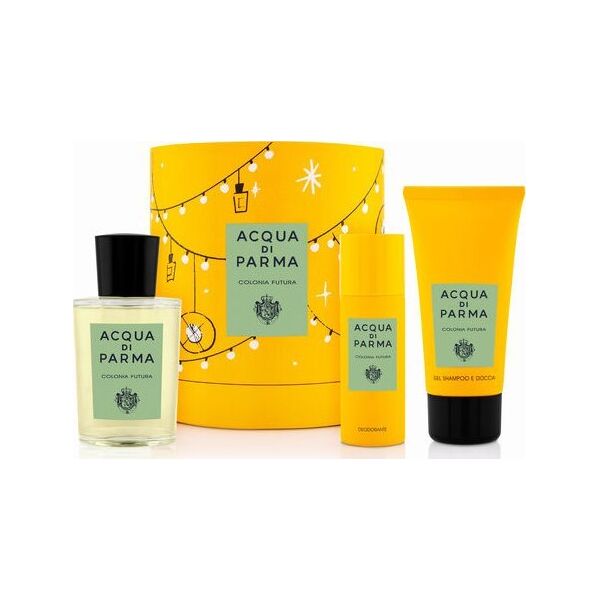 Acqua Di Parma Set Acqua di Parma: Colonia Futura, Anti-Sweat, Deodorant Spray, For Men, 75 ml + Colonia Futura, Shower Gel & Shampoo 2-In-1, 75 ml + Colonia Futura, Eau De Cologne, For Men, 100 ml For Men