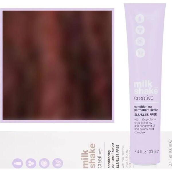 Milk Shake Milk Shake, Creative, SLS/SLES-Free, Permanent Hair Dye, 5.665RR Intense Red Dark Blond, 100 ml For Women
