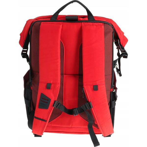 Plecak turystyczny Piquadro Piquadro, Piquadro, Nylon, Backpack, Red, Laptop And Ipad Wallet Key Holder, Unisex Unisex
