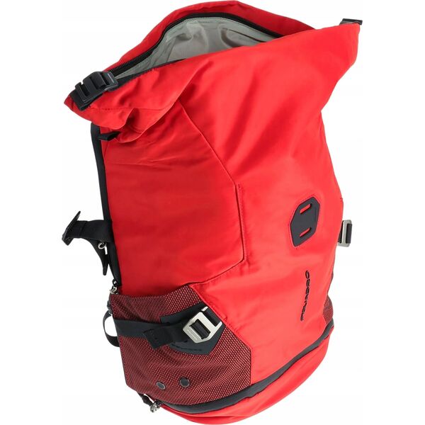 Plecak turystyczny Piquadro Piquadro, Piquadro, Nylon, Backpack, Red, Laptop And Ipad Wallet Key Holder, Unisex Unisex