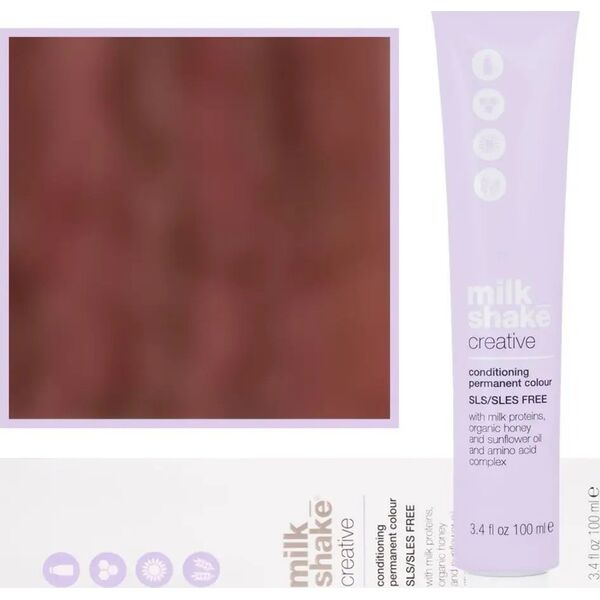 Milk Shake Milk Shake, Creative, SLS/SLES-Free, Permanent Hair Dye, 6.66R Red Dark Blond, 100 ml For Women