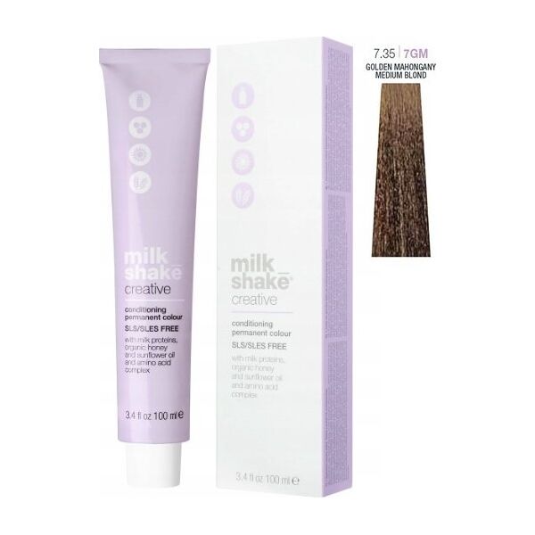 Milk Shake Milk Shake, Creative, SLS/SLES-Free, Permanent Hair Dye, 7.357GM Jamaican Java, 100 ml For Women