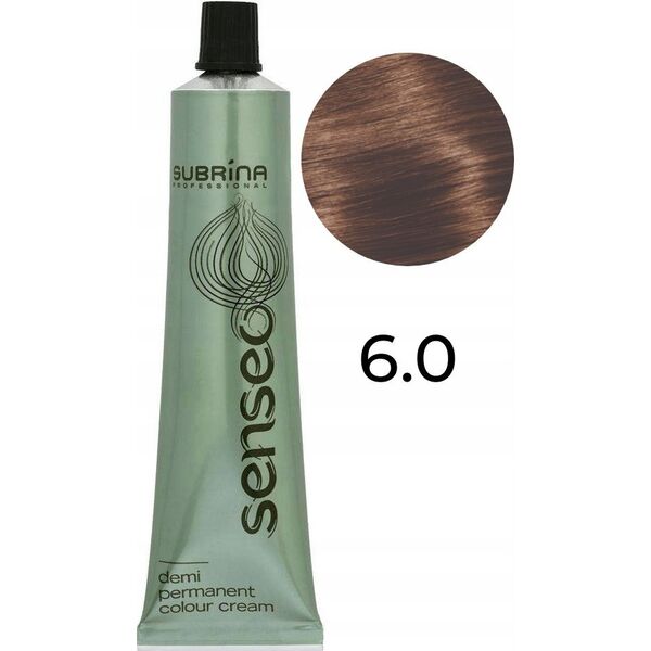Subrina Professional Subrina Professional, Senseo, Ammonia-Free, Demi-Permanent Hair Dye, 6/0 Dark Blond, 60 ml For Women