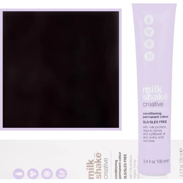 Milk Shake Milk Shake, Creative, SLS/SLES-Free, Permanent Hair Dye, 6.616RA Ash Red Dark Blond, 100 ml For Women