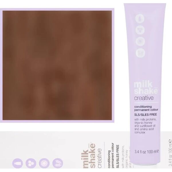 Milk Shake Milk Shake, Creative, SLS/SLES-Free, Permanent Hair Dye, 7.847BC Brown Copper Medium Blond, 100 ml For Women
