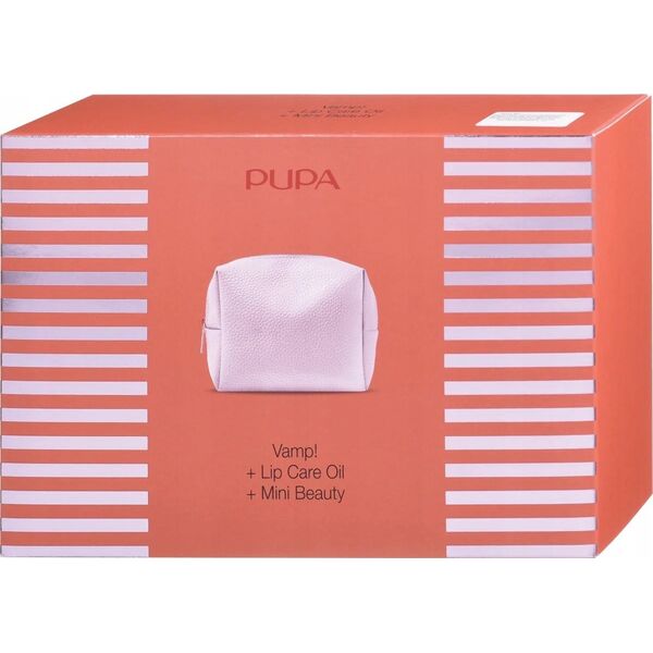 Pupa Kit Vamp! Set Pupa: Vamp!, Extra Volume, Mascara, Black, 9 ml + Vamp!, Nourishing, Lip Oil, 9.5 ml For Women