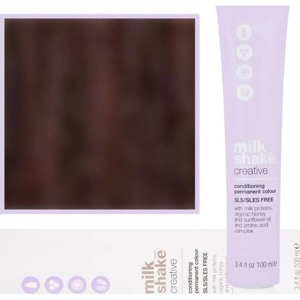 Milk Shake Milk Shake, Creative, SLS/SLES-Free, Permanent Hair Dye, 5.45C Copper Light Brown, 100 ml For Women