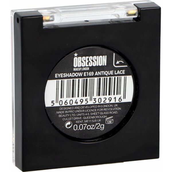 Makeup Revolution Makeup Revolution, Obsession, Eyeshadow Powder, E169, Antique Lace, 2 g For Women