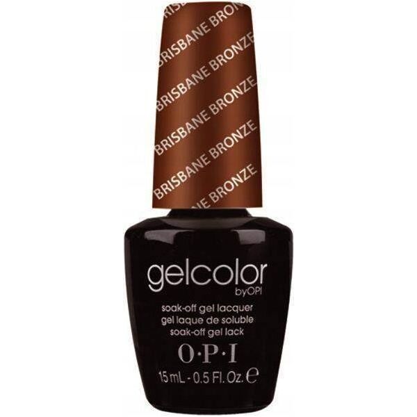 OPI Opi, Gel Color, Semi-Permanent Nail Polish, GC A45, Brisbane Bronze, 15 ml For Women
