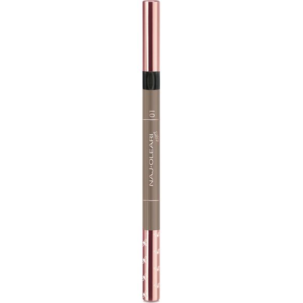 Naj Oleari Naj Oleari, Perfect Brow, Double-Ended, Eyebrow Cream Pencil & Gel 2-In-1, 01, Blonde, 1 ml For Women