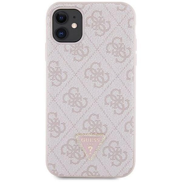 Guess Etui Guess GUHCN61P4TDSCPP Apple iPhone 11/XR hardcase Crossbody 4G Metal Logo różowy/pink