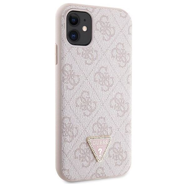 Guess Etui Guess GUHCN61P4TDSCPP Apple iPhone 11/XR hardcase Crossbody 4G Metal Logo różowy/pink
