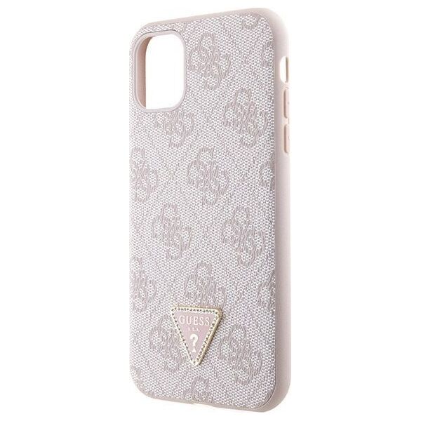 Guess Etui Guess GUHCN61P4TDSCPP Apple iPhone 11/XR hardcase Crossbody 4G Metal Logo różowy/pink