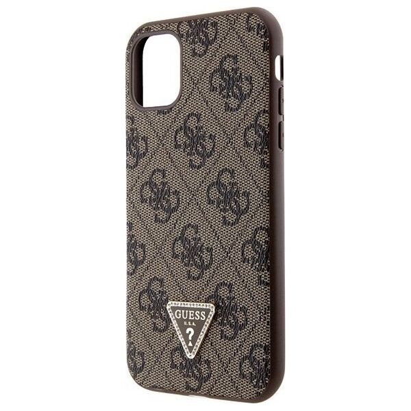 Guess Etui Guess GUHCN61P4TDSCPW Apple iPhone 11/XR hardcase Crossbody 4G Metal Logo brązowy/brown