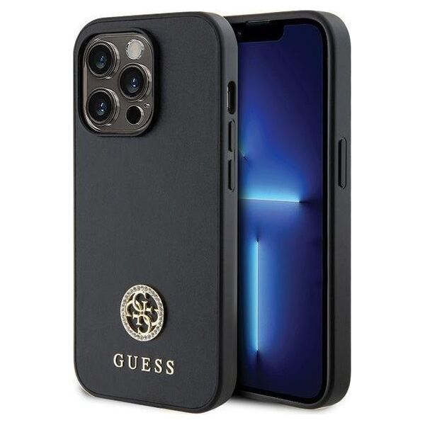 Guess Etui Guess GUHCP13XPS4DGPK Apple iPhone 13 Pro Max hardcase Strass Metal Logo czarny/black