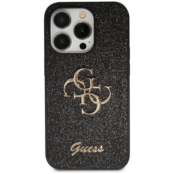 Guess Etui Guess GUHCP13XHG4SGK Apple iPhone 13 Pro Max hardcase Glitter Script Big 4G czarny/black