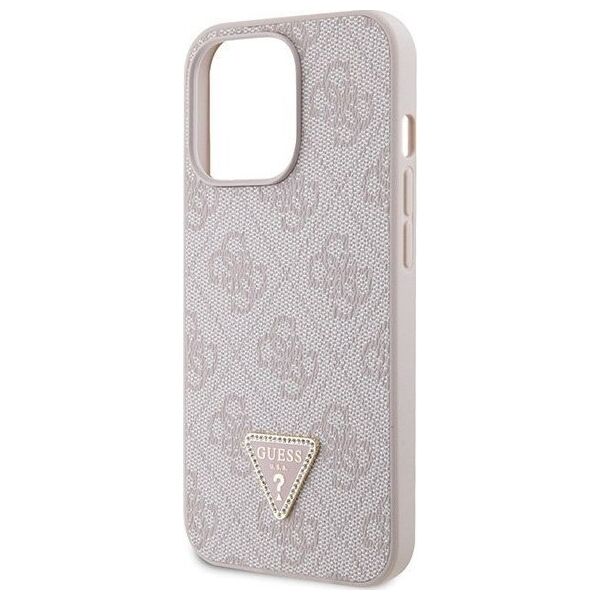 Guess Etui Guess GUHCP13XP4TDSCPP Apple iPhone 13 Pro Max hardcase Crossbody 4G Metal Logo różowy/pink