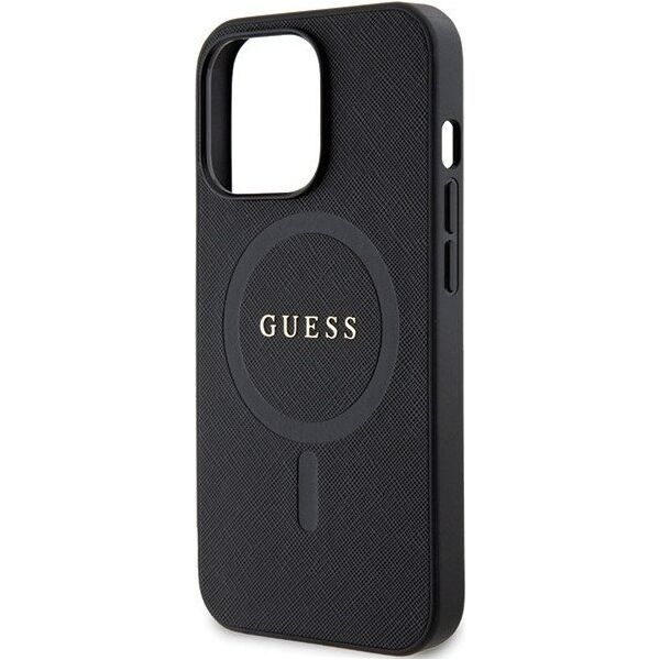 Guess Etui Guess GUHMP13XPSAHMCK Apple iPhone 13 Pro Max hardcase Saffiano MagSafe czarny/black