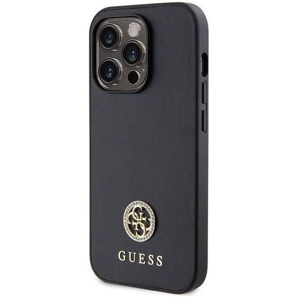 Guess Etui Guess GUHCP13LPS4DGPK Apple iPhone 13 Pro hardcase Strass Metal Logo czarny/black