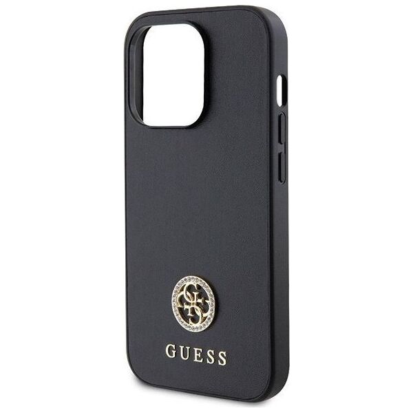 Guess Etui Guess GUHCP13LPS4DGPK Apple iPhone 13 Pro hardcase Strass Metal Logo czarny/black