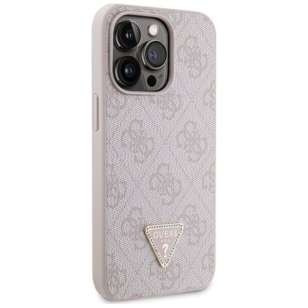 Guess Etui Guess GUHCP13LP4TDSCPP Apple iPhone 13/13 Pro hardcase Crossbody 4G Metal Logo różowy/pink