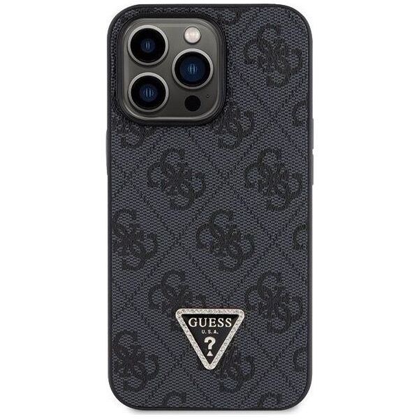 Guess Etui Guess GUHCP13LP4TDSCPK Apple iPhone 13/13 Pro hardcase Crossbody 4G Metal Logo czarny/black